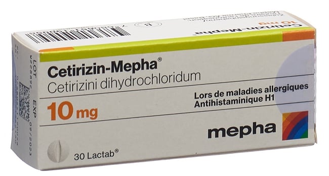 FEXOFENADIN Mepha Lactab 180 mg 30 pce