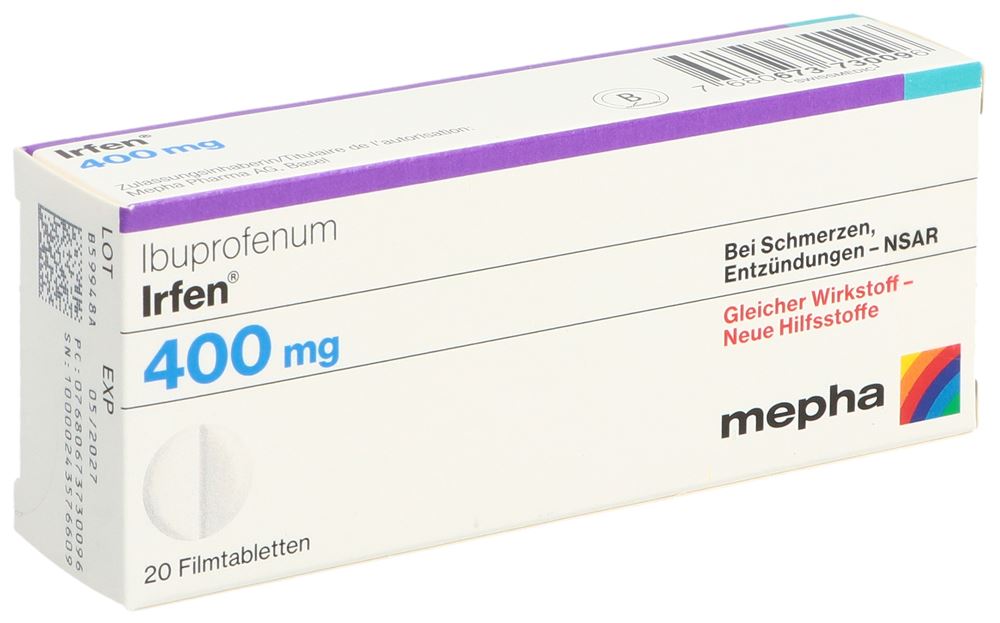 IRFEN cpr pell 400 mg 20 pce