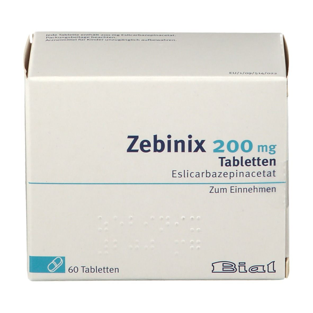 Zebinix 200 mg, comprimés