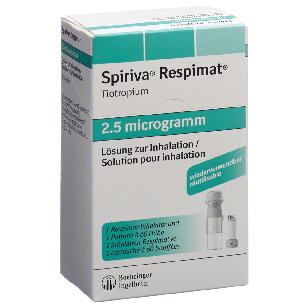 Spiriva Respimat 2.5 mcg, Lösung zur Inhalation (wiederverwendbar)