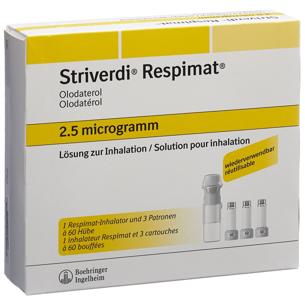 STRIVERDI Respimat 2.5 mcg/pulv réutili 3 x 60 dos