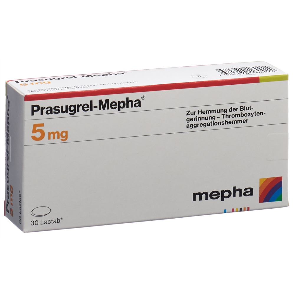 Prasugrel-Mepha 5 mg, Filmtabletten
