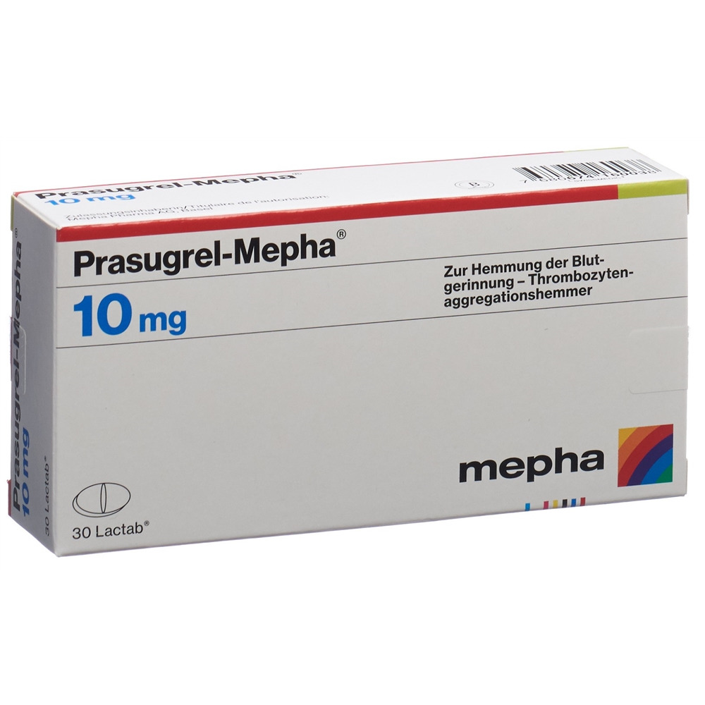 PRASUGREL Mepha Lactab 5 mg 100 pce