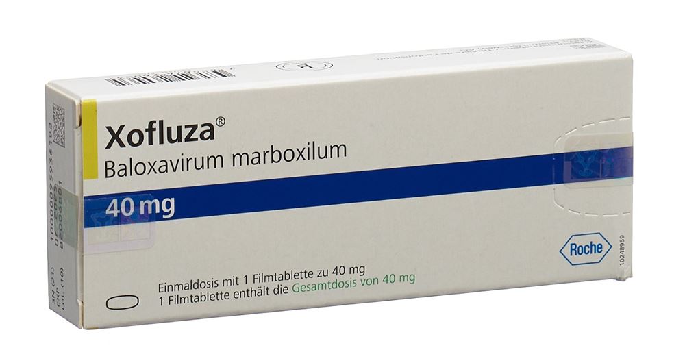 XOFLUZA cpr pel 40 mg 1 pce