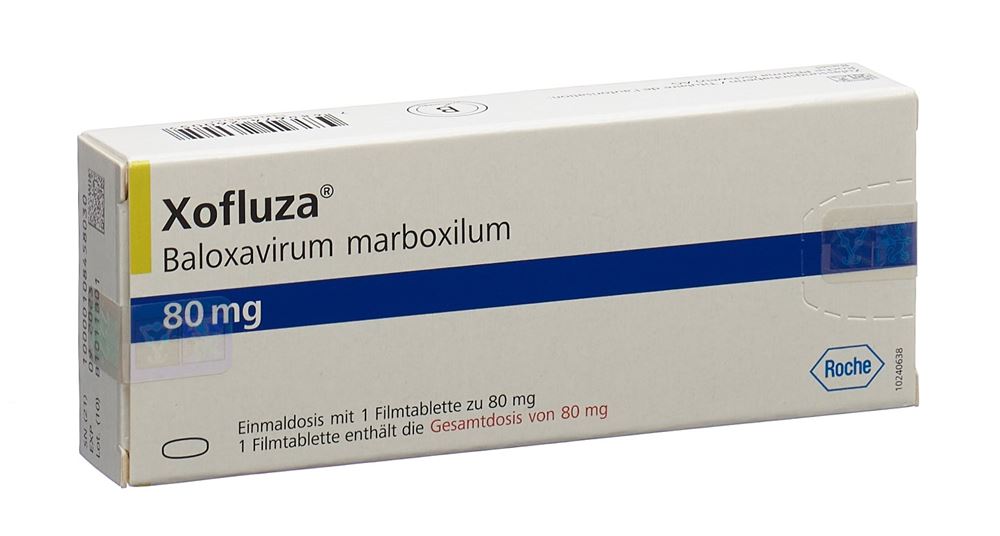 Xofluza 80 mg, Filmtabletten