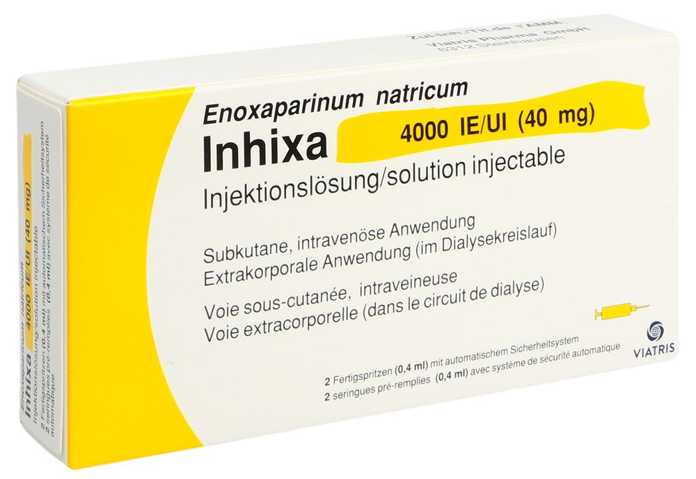 Inhixa 4000 IE (40 mg), Injektionslösung