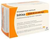 INHIXA sol inj 60 mg/0.6ml 10 ser pré 0.6 ml
