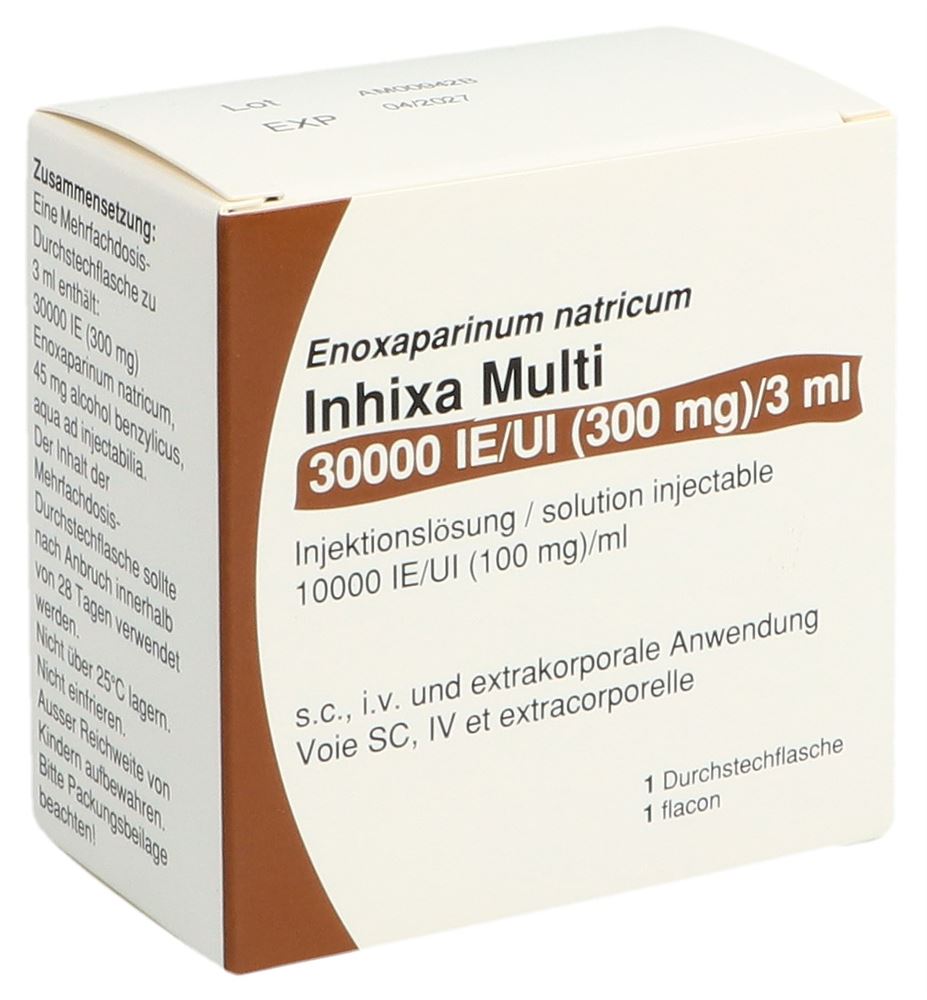 INHIXA MULTI sol inj 300 mg/3ml flac 3 ml