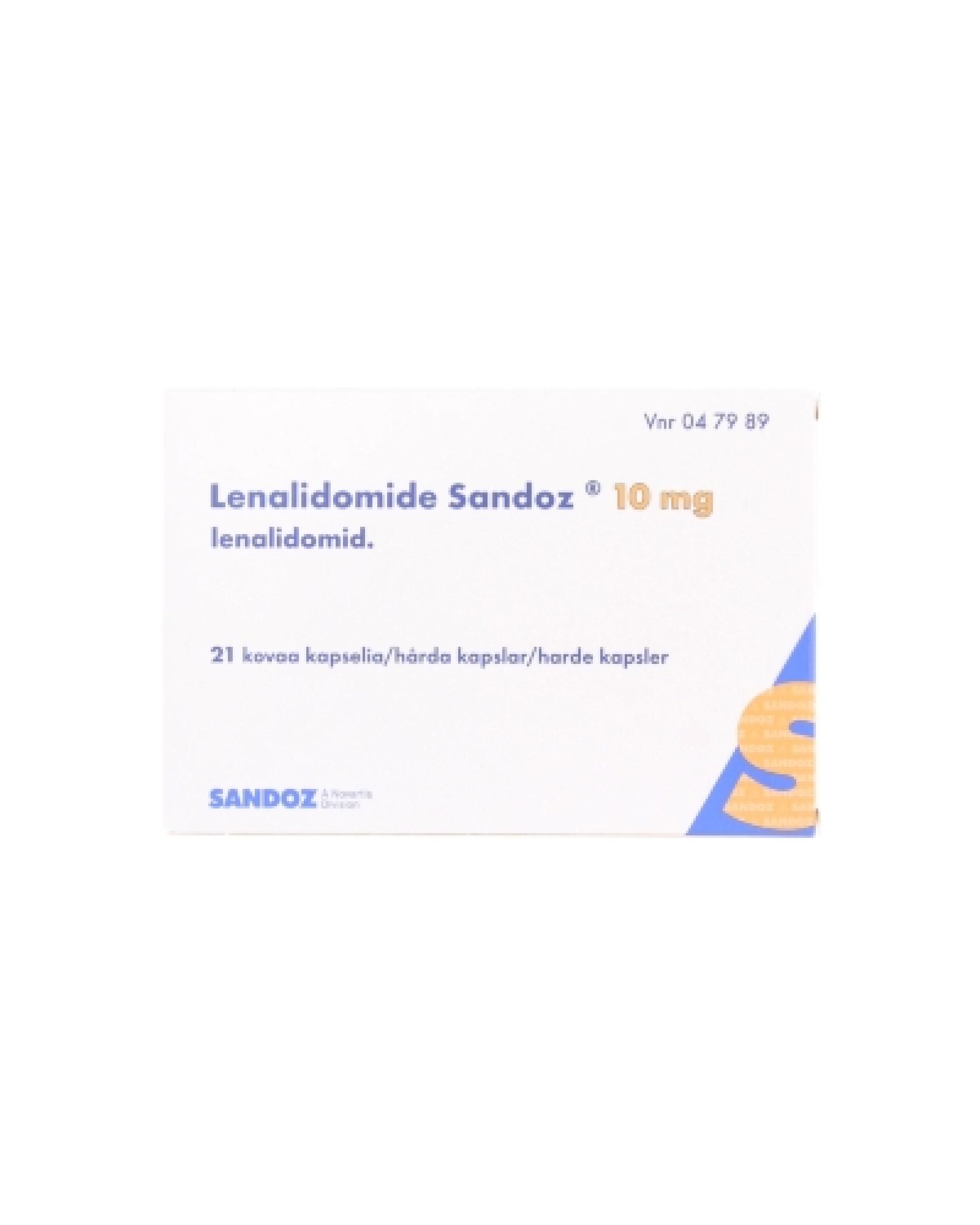 Lenalidomid Sandoz 10 mg, Kapseln