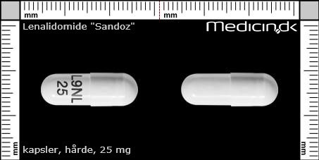 Lenalidomid Sandoz 25 mg, Kapseln