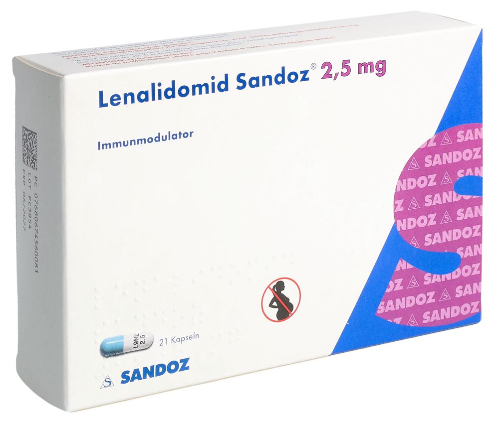 Lenalidomid Sandoz 2.5 mg, Kapseln