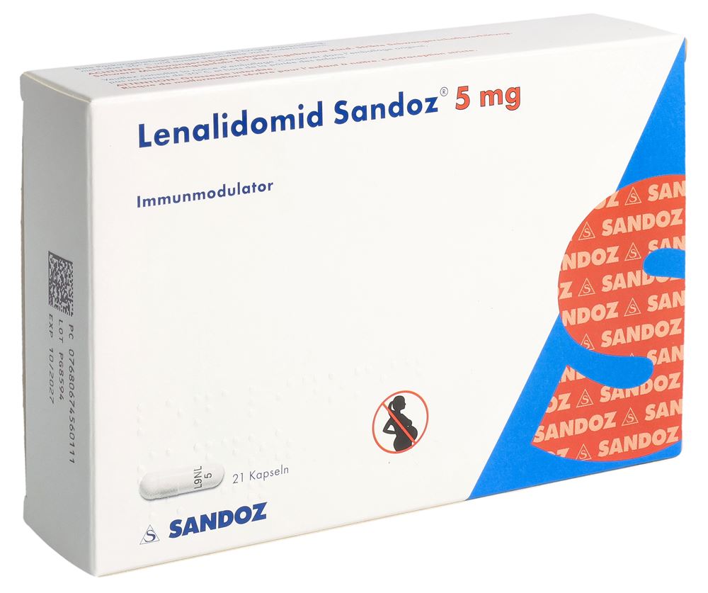 Lenalidomid Sandoz 5 mg, Kapseln