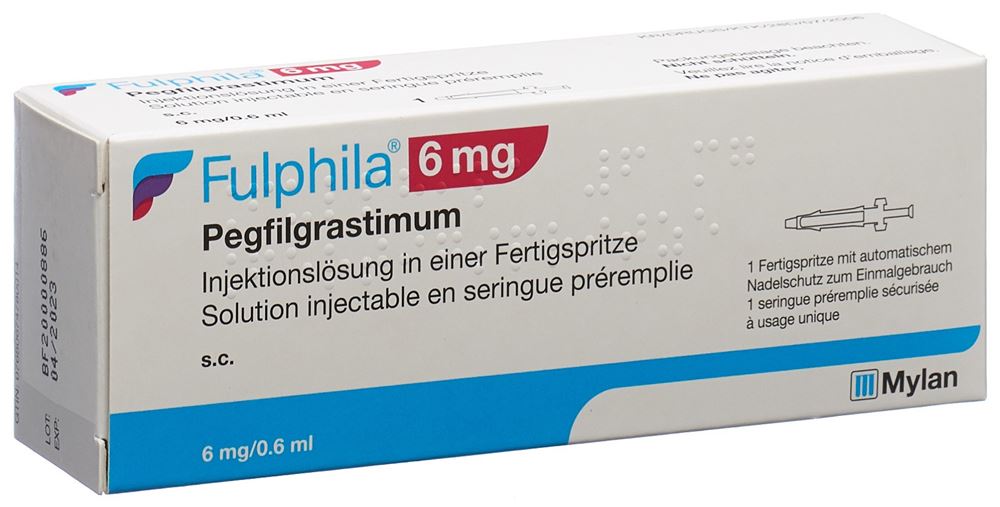 FULPHILA sol inj 6 mg/0.6ml ser pré  1 pce