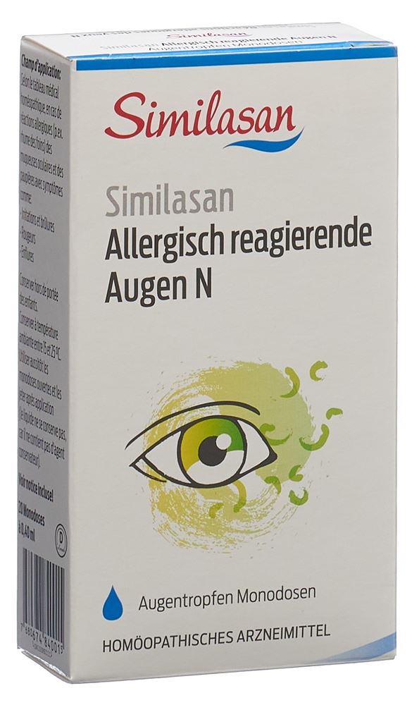 SIMILASAN réac allerg yeux N monodoses 20 x 0.4 ml