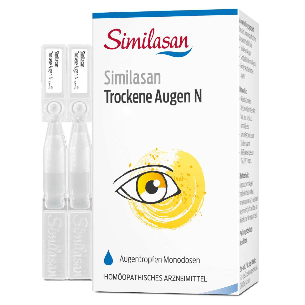 Similasan Trockene Augen N, Augentropfen Monodosen
