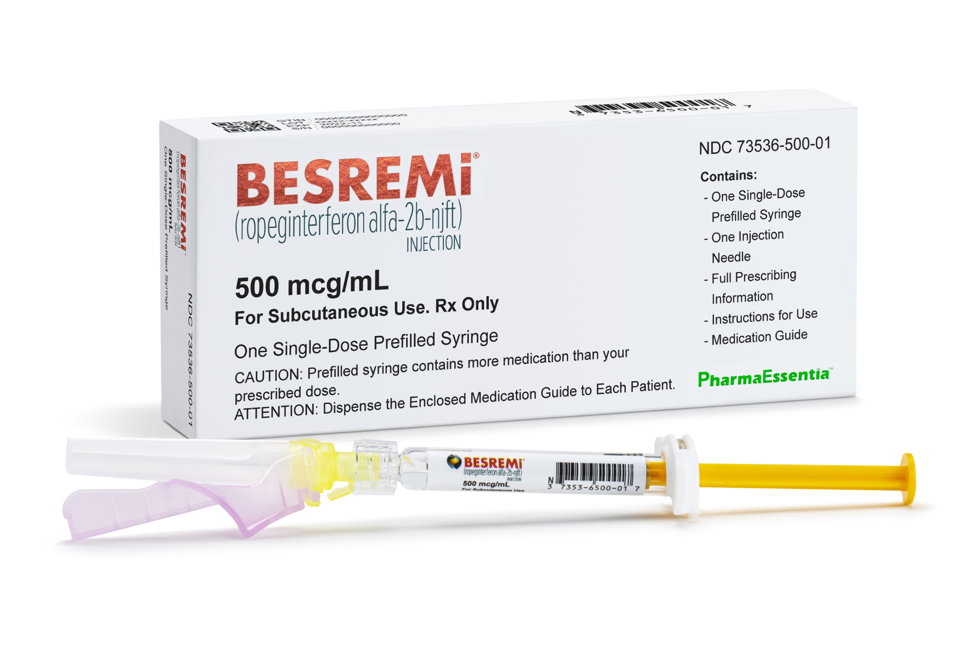 Besremi 500 μg / 0,5 ml, Injektionslösung im Fertigpen
