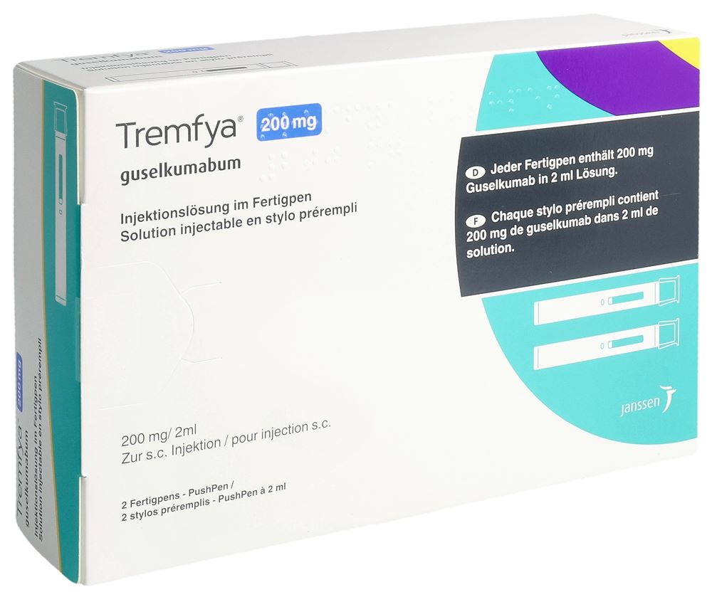Tremfya 200 mg/2 ml, Injektionslösung im Fertigpen