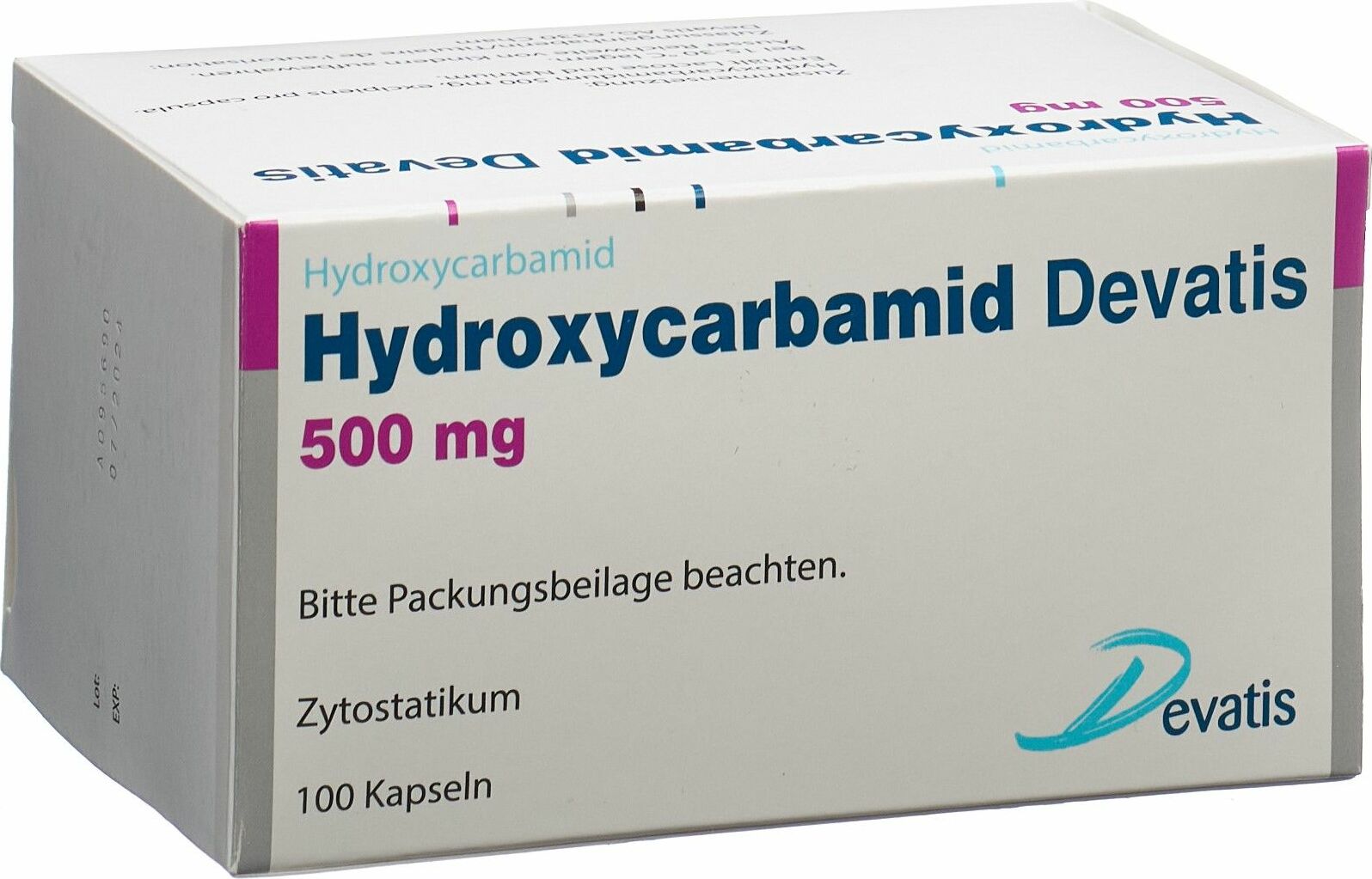 Hydroxycarbamid Devatis 500 mg, Kapseln