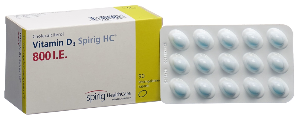 Vitamin D3 Spirig HC, Weichkapseln