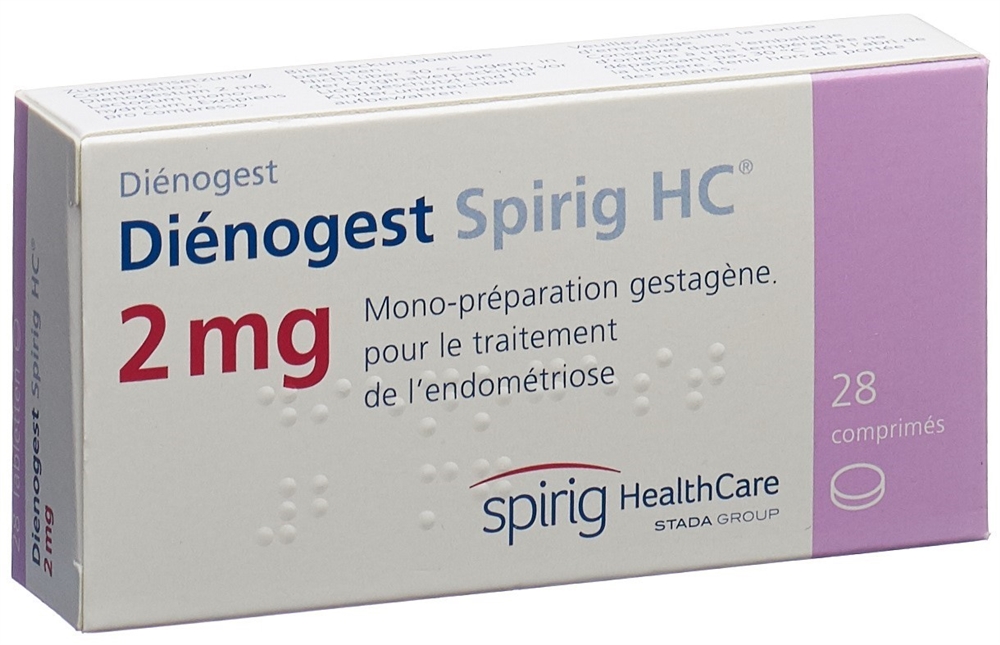 Dienogest Spirig HC 2 mg, Tabletten