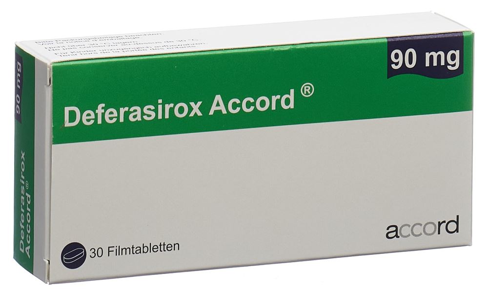 DEFERASIROX Accord cpr pellic 90 mg 30 pce