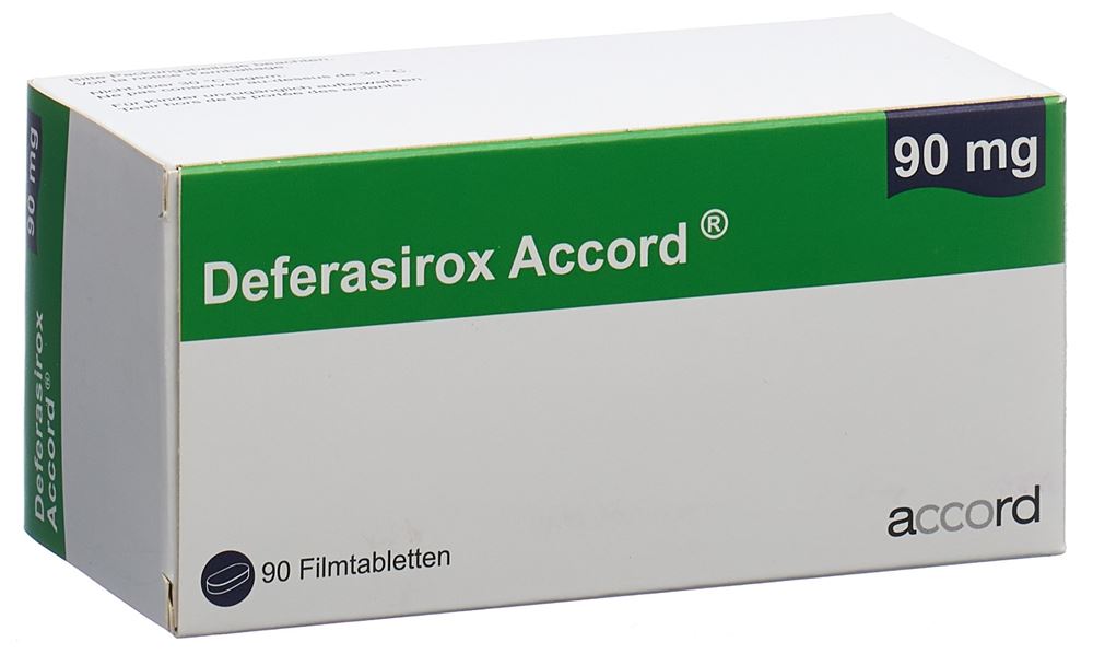 Deferasirox Accord 90 mg, Filmtabletten