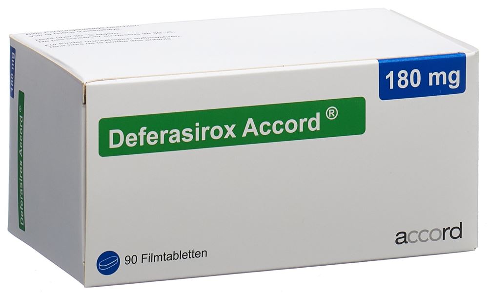 Deferasirox Accord 180 mg, Filmtabletten