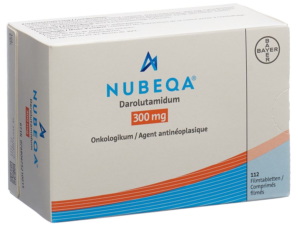 NUBEQA cpr pell 300 mg 112 pce