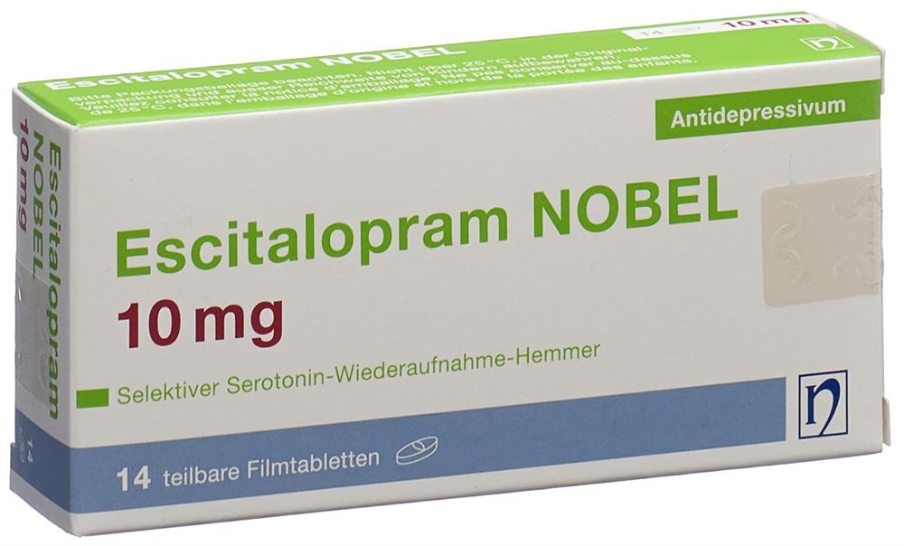 ESCITALOPRAM NOBEL cpr pell 10 mg 14 pce
