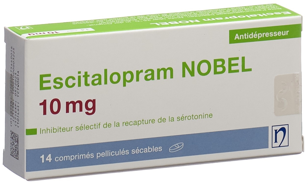 ESCITALOPRAM NOBEL cpr pell 10 mg 14 pce