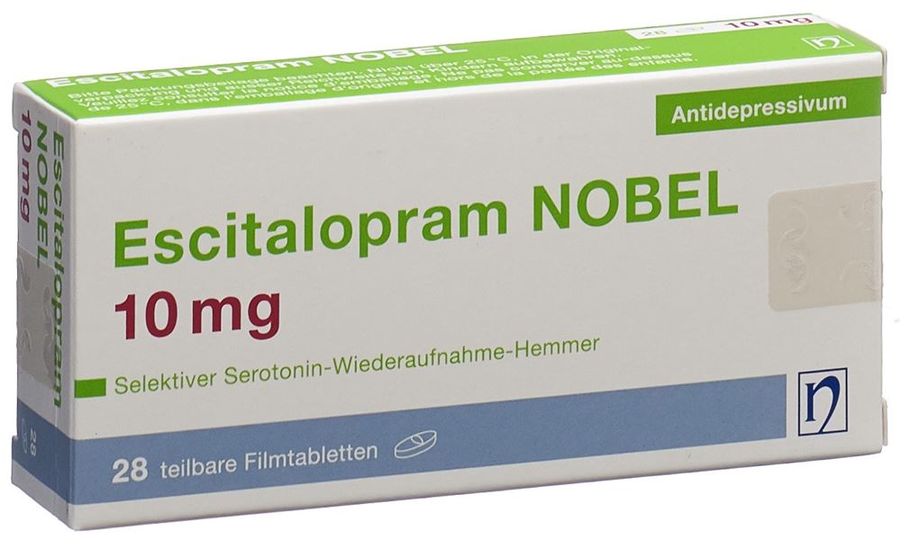 ESCITALOPRAM NOBEL cpr pell 10 mg 28 pce
