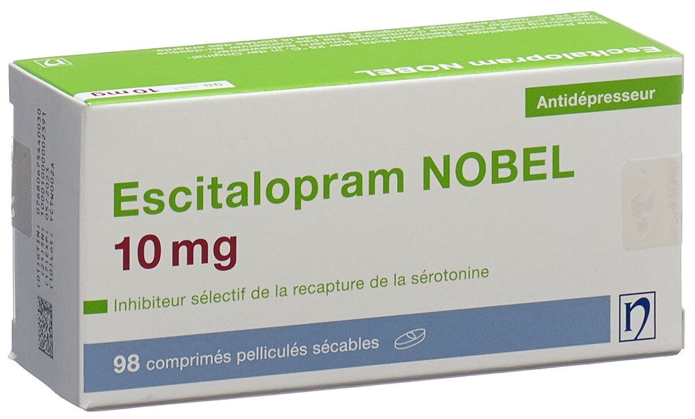 ESCITALOPRAM NOBEL cpr pell 10 mg 98 pce