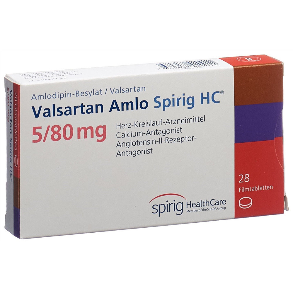 VALSARTAN Spirig HC cpr pell 80 mg 28 pce