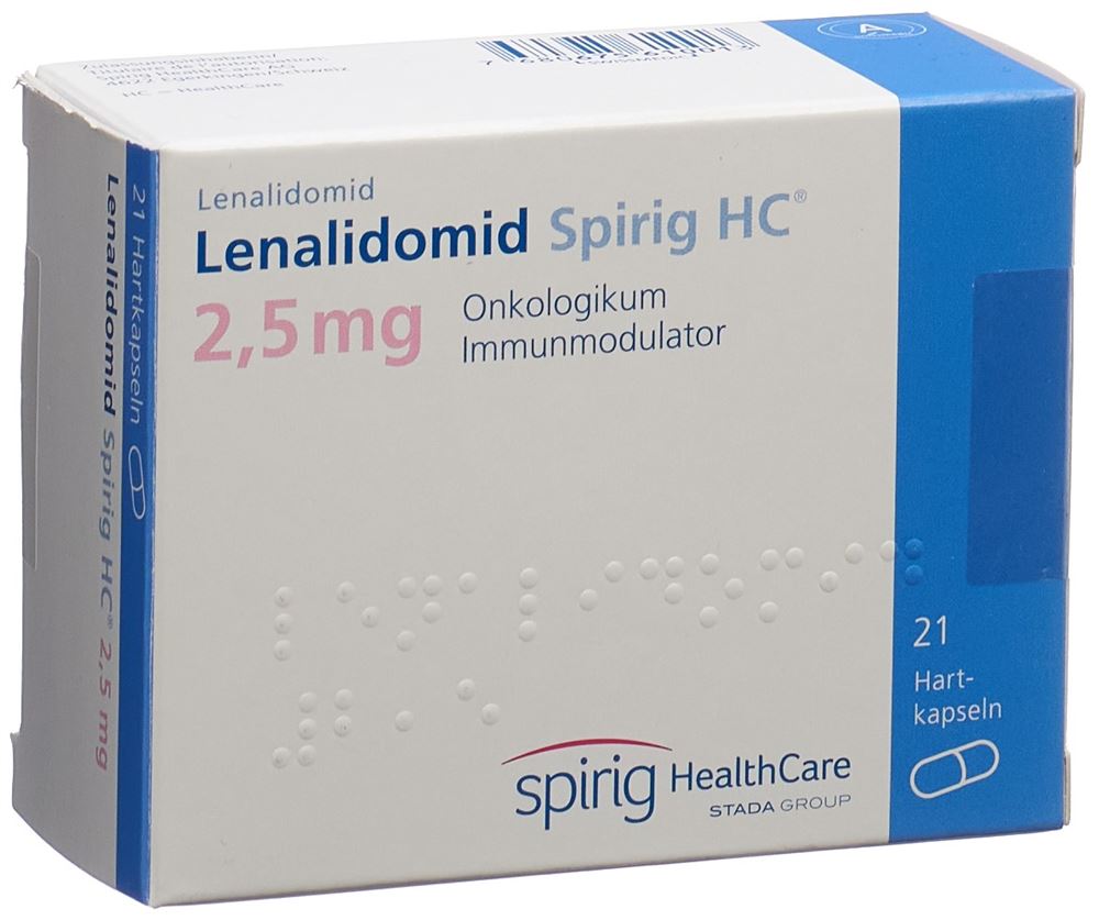 LENALIDOMIDE Spirig HC caps 2.5 mg 21 pce