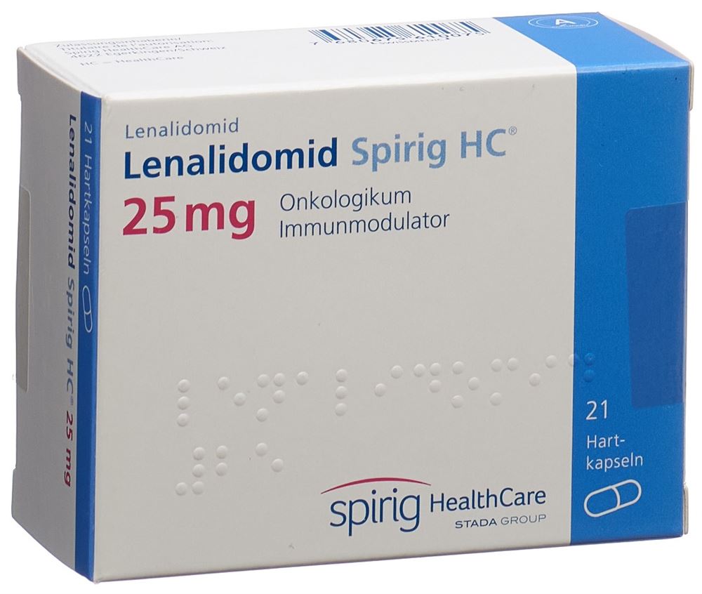 LENALIDOMIDE Spirig HC caps 25 mg 21 pce