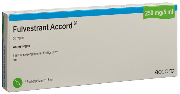 Fulvestrant Accord 250 mg/5 ml, Injektionslösung in einer Fertigspritze