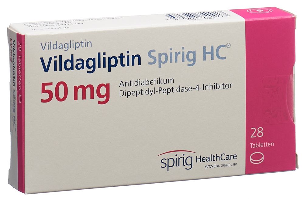 VILDAGLIPTINE Spirig HC cpr 50 mg 28 pce