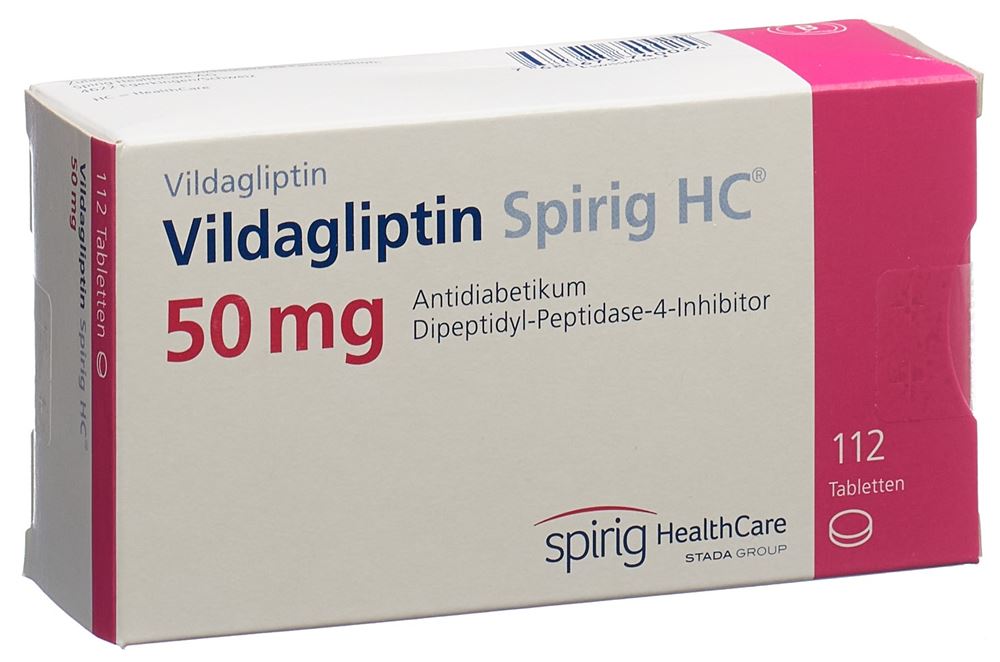 Vildagliptin Spirig HC 50 mg, Tabletten