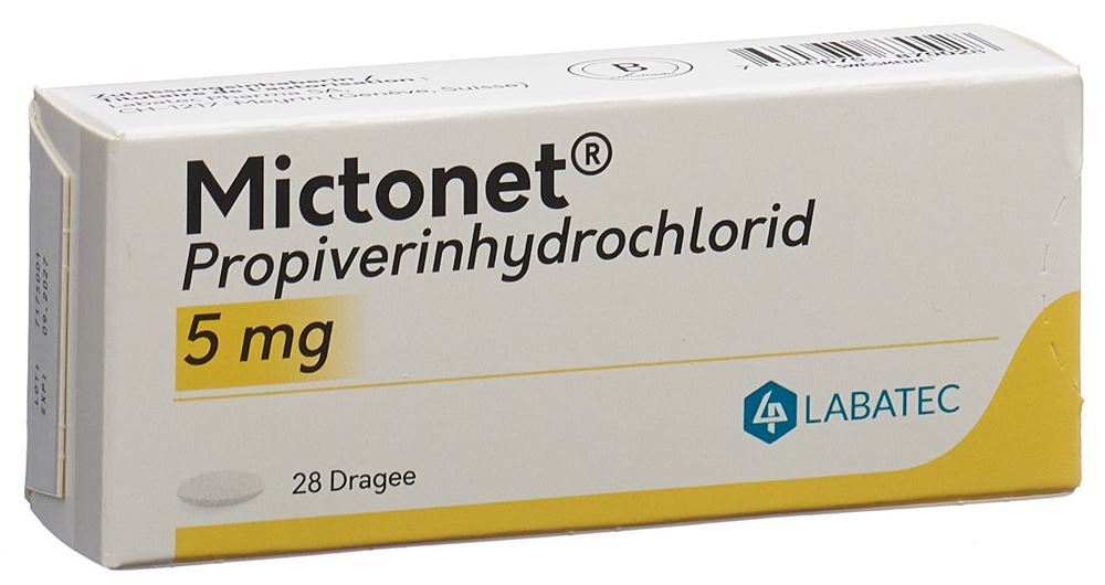 MICTONET drag 5 mg 56 pce