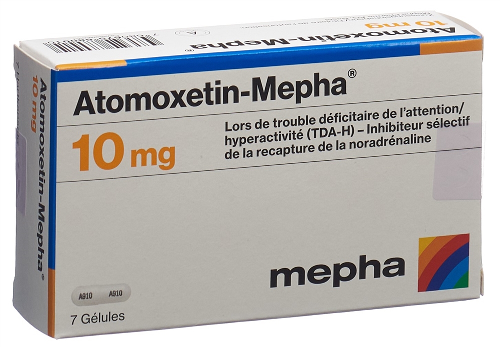 ATOMOXETIN Mepha caps 10 mg 7 pce