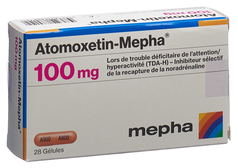 ATOMOXETIN Mepha caps 100 mg 28 pce
