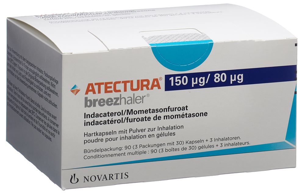 ATECTURA BREEZHALER caps inh 150mcg/80mcg 90 pce