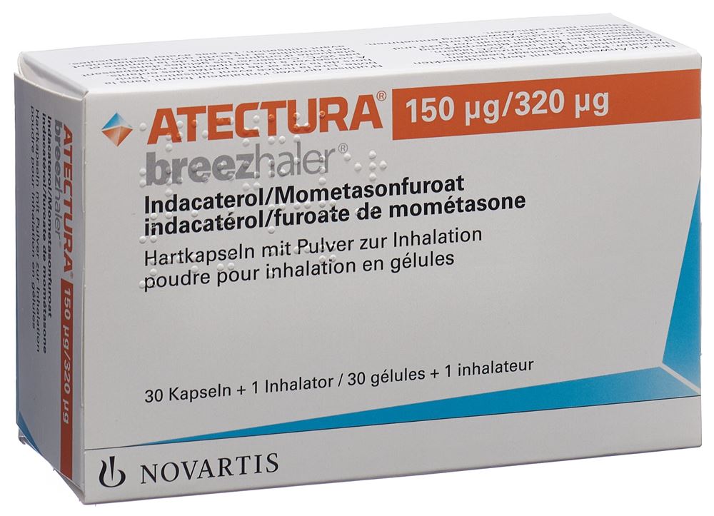 ATECTURA BREEZHALER caps inh 150mcg/320mcg 30 pce