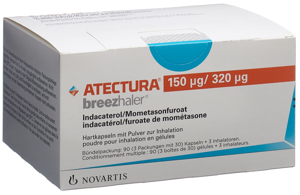 ATECTURA BREEZHALER caps inh 150mcg/320mcg 90 pce