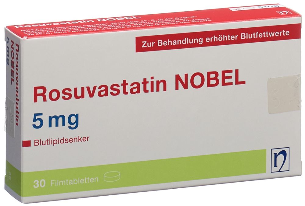 Rosuvastatin NOBEL 5 mg, Filmtabletten
