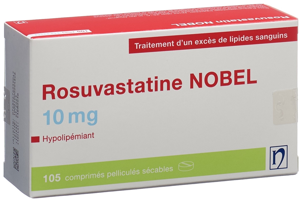 ROSUVASTATIN NOBEL cpr pell 10 mg 105 pce