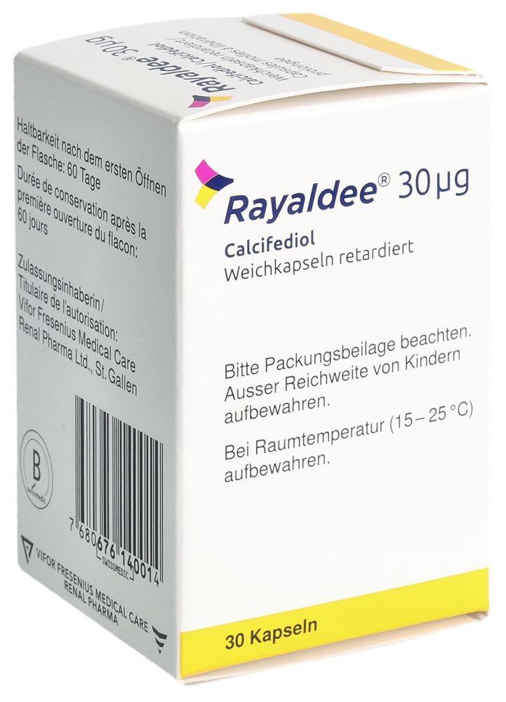 RAYALDEE caps moll LP 30 µg 30 pce flacon