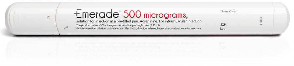 Emerade 500 ug, Injektionslösung im Fertigpen