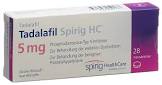 Tadalafil Spirig HC, 5 mg, Filmtabletten