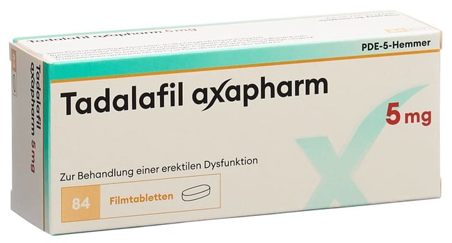 Tadalafil Spirig HC, 5 mg, Filmtabletten
